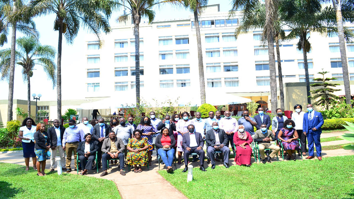 A group photo of participants and facilitators during the workshop